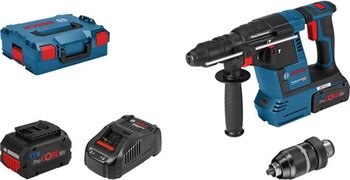 Bosch GBH 18V-26 F 18V Li-Ion Accu SDS-plus combihamer set (2x 5.5 ProCORE accu) in L-Boxx - 2,6J - koolborstelloos