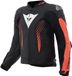 Dainese Super Speed 5 Motorleren jas - Zwart/rood/wit - Maat 48