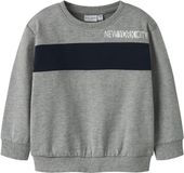 NAME IT Mini trui VANCE Grey Melange Regular Fit
