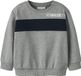 NAME IT Mini trui VANCE Grey Melange Regular Fit