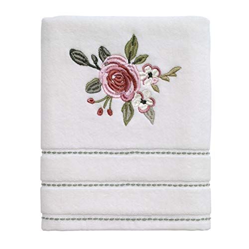 Avanti Linens Spring Garden Collection - Handdoek - Ivoor