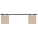 VidaXL Kit de suspension pour porte coulissante 200 cm acier au carbone