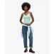 Superdry Vintage Geribde tanktop van biologisch katoen met kanten randje voor dames