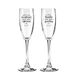 Mr. Wonderful Twee glazen glazen voor gekke koppels, 170 ml, heldere kleur, 1 stuk