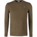 Lacoste Pull Regular Fit col rond marron, Uni