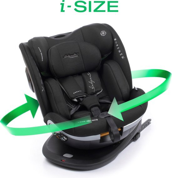 Babyauto autostoel Xperta ISIZE 0-36kg/0-12jaar black zwart
