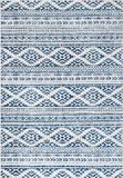 Safavieh Boho Chic Vloerkleed, Tulum Collectie, TUL272, Ivoor & Navy, 91 x 152 cm