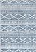 Safavieh Boho Chic Vloerkleed, Tulum Collectie, TUL272, Ivoor & Navy, 91 x 152 cm