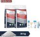 Sel de piscine de Pologne - Convient aux systèmes d'eau salée - 30 kg & Brosse de récurage WAYS