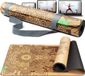 BACKLAxx® Tapis de yoga en liège avec caoutchouc naturel, 4 mm d'épaisseur, marron
