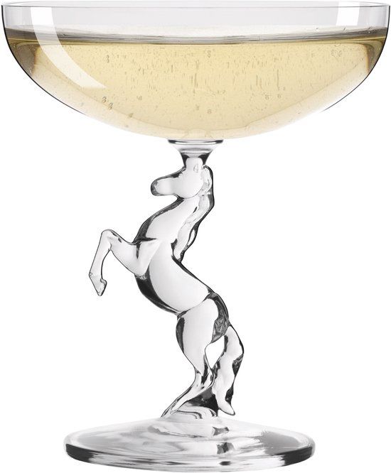 Ritzenhoff Champagnecoupe - 3D Paardensteel - Kristalglas - 230 ml