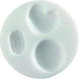 CERNIT CE95118C – macarons – een siliconen vorm voor polymeerpasta en zelfhardende – ultra-flexibele siliconen – diameter 7 cm
