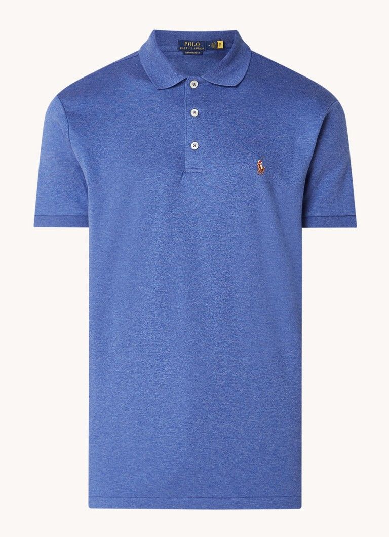 Ralph Lauren Custom Slim Fit Polo met Logo