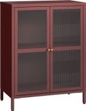 en.casa Sideboard Säkylä dressoir 84x64x35 cm Bordeaux rood