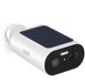 Calex Smart Outdoor Camera, 3MP - Draadloos - Op Zonne-Energie - WiFi 2.4GHz - Nachtzicht - Bewegingssensor - Spotlicht - Two-Way Audio - Wit