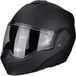 SCORPION EXO-TECH motorhelm, matzwart, zwart/blauw/wit