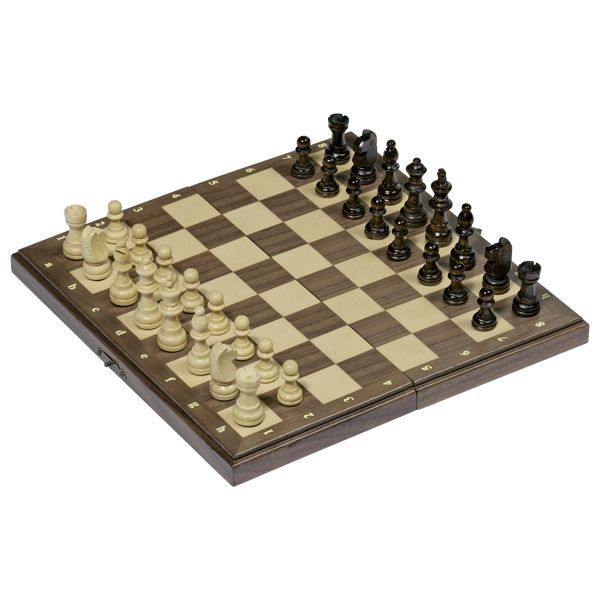 Goki 56920 - Schaakset - Zwart - Hout - Vanaf 7 Jaar