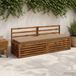 vidaXL - 1-delig - Bankkussen - VUGHT - 100% - Polyester - Taupe - 180 x 50 x 5 cm