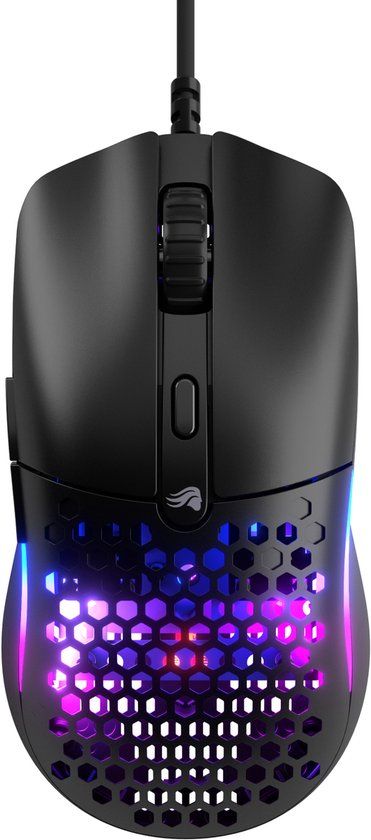 Glorious PC Gaming Race Glorious Gaming Model O Eternal - Bedrade Gaming Muis - 12K DPI - Ultralicht 55 g - Optisch - RGB - Zwart