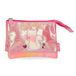 Enso Cat Cuddler portemonnee, drie vakken, roze, 14 x 10 x 5 cm, polyester