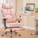 COMHOMA - Bureaustoel Gamingstoel - Roze