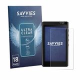 Savvies Screenprotector voor Surfans F35 - Folie Beschermfolie transparant 18 Stuks