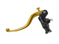 Gesmede Ducati Gesmede koppelingspomp 16 x 18 met zwarte pompbehuizing, vaste hendel met lange goud (knop + hendel) voor Panigale V2 2021-2022 CC 955
