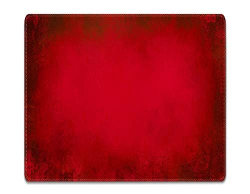 Silent Monsters Muismat Grootte M (36 x 25 cm) - Rood - Genaaide Rand - Gaming Mousepad