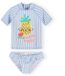 Minoti UV shirt kind UPF 50+ meisjes zwemshirt - ananasprint