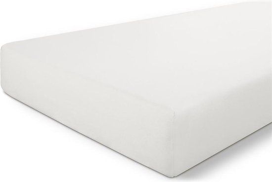 Walra Katoenen Hoeslaken - 90x200 - Off White - 100% Katoen