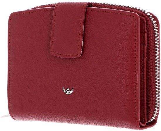 Golden Head Leren portemonnee Madrid RFID Protect Kombischeintasche mit Riegel 1438 Rot