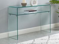Vente-unique Sidetable - 1 nis - Gehard glas - Transparant - STILEOS