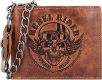 Greenburry Rebel Rider Biker Portemonnee Leer 13 cm - Bruin