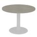 Quadrifoglio table de réunion avec plateau rond diamètre 100 cm