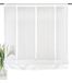 Home Fashion / Roman schaduw van linnen met lengtestrepen | ELIS | 069652-1007 | Maat: 140 x 120 cm - wolwit