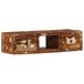VidaXL TV-meubel wandmontage 100x32x25 cm massief gerecycled hout
