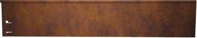 Green-Split Border, bordure en acier corten 113 cm de long, 18,5 cm de haut, bordure - Embout