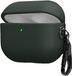 kwmobile Kunstleren hoes voor Apple Airpods Pro 2 / Pro 1 – Slim cover met karabijnhaak – Opbergtasje voor oordopjes – Etui in donkergroen