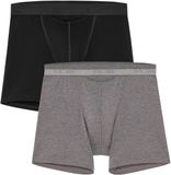 HOM Langer Boxer Long Boxer Briefs HO1 grijs/zwart