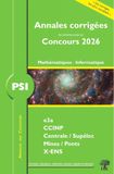 Mathématiques, Informatique PSI: concours e3a CCINP Mines Centrale Polytechnique