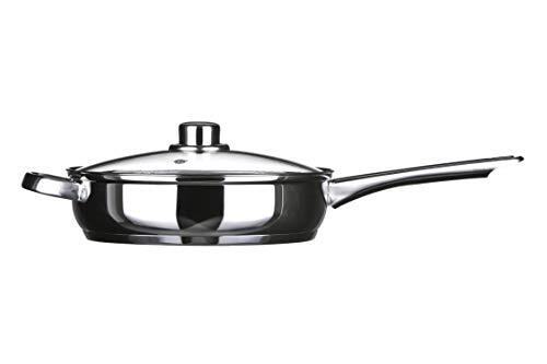 Premier Housewares pan, roestvrij staal, glas, 24 cm