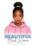 Beautiful Black Women Coloring Book