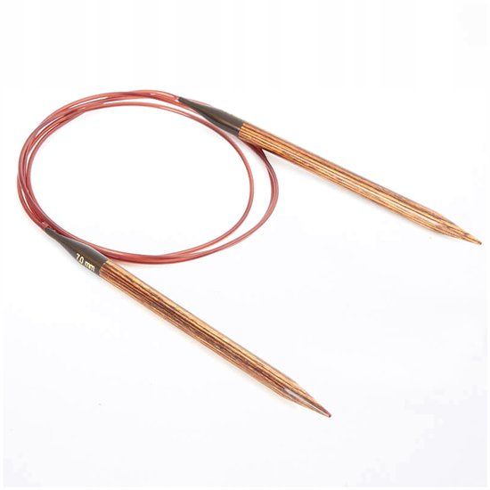 KnitPro Ginger Houten Rondbreinaalden 80cm - 3.5mm