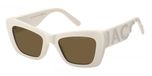 THE Marc Jacobs MARC 864/S Ivory Cat Eye Zonnebril Vrouwen