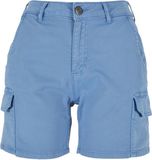Urban Classics High Waist Cargo Korte broek Blauw W33