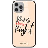 ERT GROUP mobiel telefoonhoesje voor Huawei MATE 10 origineel en officieel erkend Babaco patroon Mrs Right 001 gemaakt van gehard glas, beschermhoes