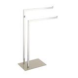 King Home P1407429/C handdoekhouder met 2 armen, taupe
