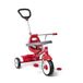 Radio Flyer 3-in-1 Stroll N Trike, peuterdriewieler voor kinderen leeftijden 1,5-5 jaar, rode peuter stroller trike
