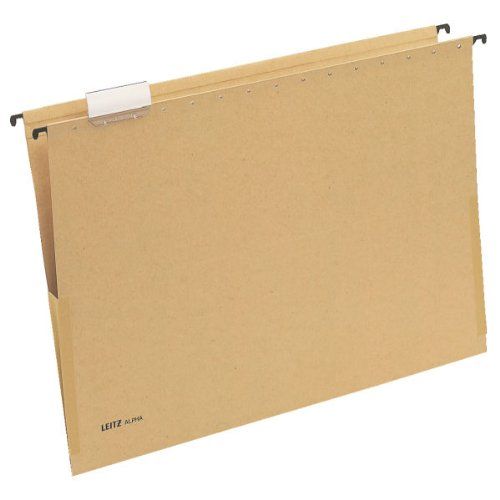 Leitz Alpha 19760000 ophangvijl A3 zijklemmen Karton Natuurlijk Bruin