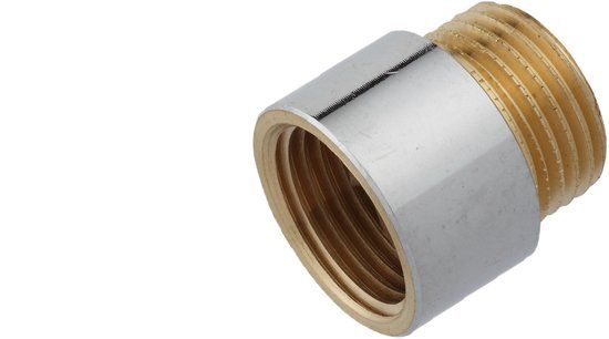 KIRCHHOFF MS Verlengstuk - Chroom - 1/2" x 15 mm